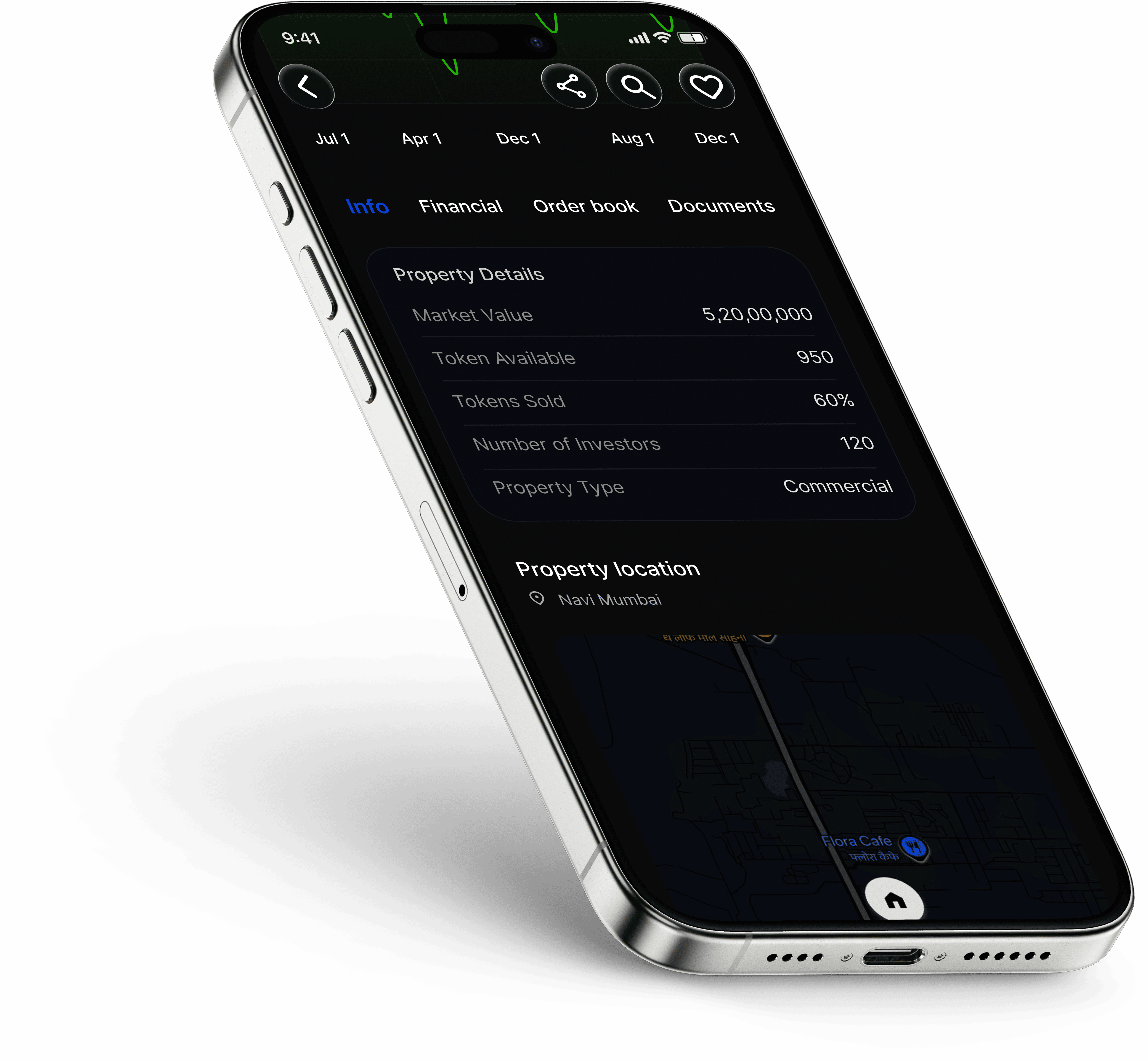 Lirion app mockup step 3